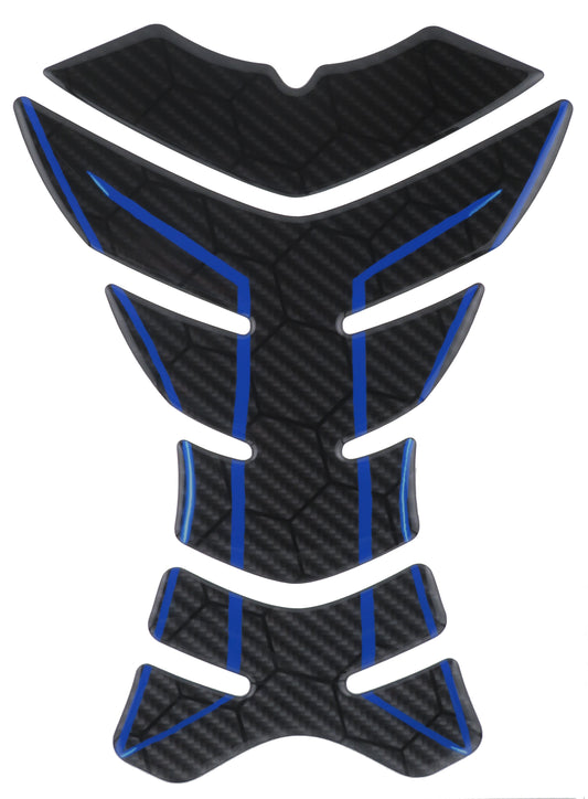 Tankpad blaues Design mit Struktur